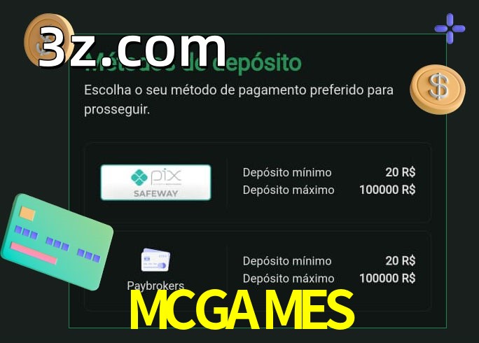 O cassino MCGAMESbet oferece uma grande variedade de métodos de pagamento