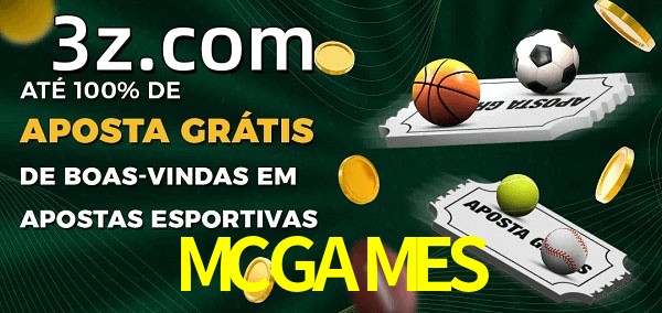 MCGAMESbet Ate 100% de Aposta Gratis